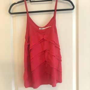Ruffled pink tank from Kimchi Blue